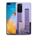 Дизайнерский пластиковый чехол для Huawei P40 Нью-Йорк