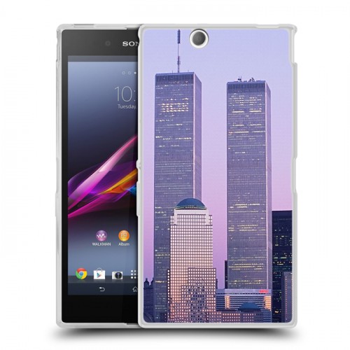 Дизайнерский пластиковый чехол для Sony Xperia Z Ultra  Нью-Йорк