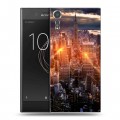 Дизайнерский пластиковый чехол для Sony Xperia XZs Нью-Йорк