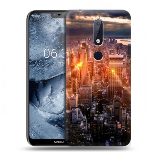 Дизайнерский пластиковый чехол для Nokia 6.1 Plus Нью-Йорк