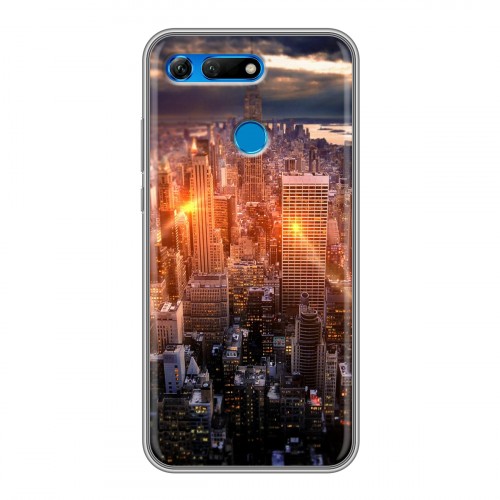 Дизайнерский пластиковый чехол для Huawei Honor View 20 Нью-Йорк