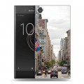 Дизайнерский пластиковый чехол для Sony Xperia XZs Нью-Йорк