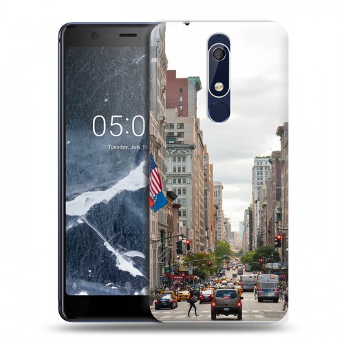 Дизайнерский пластиковый чехол для Nokia 5.1 Нью-Йорк