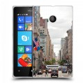 Дизайнерский пластиковый чехол для Microsoft Lumia 435 Нью-Йорк