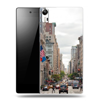 Дизайнерский силиконовый чехол для Lenovo Vibe Shot Нью-Йорк (на заказ)