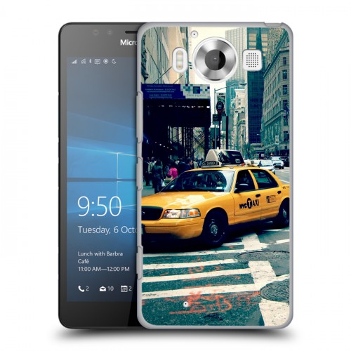 Дизайнерский пластиковый чехол для Microsoft Lumia 950 Нью-Йорк