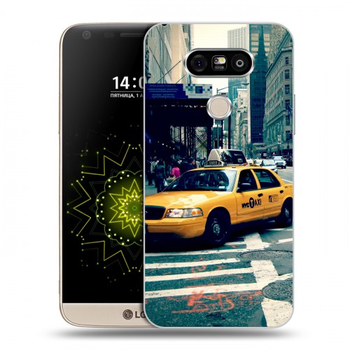 Дизайнерский пластиковый чехол для LG G5 Нью-Йорк