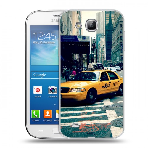 Дизайнерский пластиковый чехол для Samsung Galaxy Premier Нью-Йорк