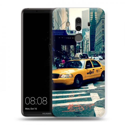 Дизайнерский пластиковый чехол для Huawei Mate 10 Pro Нью-Йорк