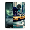 Дизайнерский силиконовый с усиленными углами чехол для Nokia 7.2 Нью-Йорк