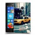 Дизайнерский пластиковый чехол для Microsoft Lumia 435 Нью-Йорк