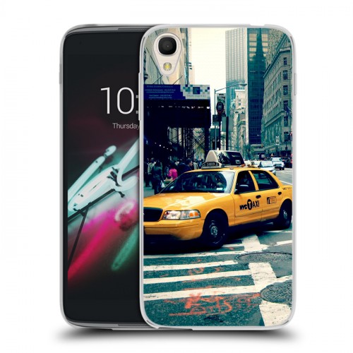 Дизайнерский пластиковый чехол для Alcatel One Touch Idol 3 (4.7) Нью-Йорк