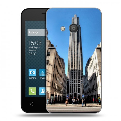 Дизайнерский силиконовый чехол для Alcatel One Touch Pixi 4 (4) Нью-Йорк