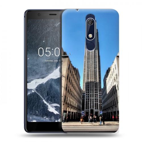 Дизайнерский пластиковый чехол для Nokia 5.1 Нью-Йорк