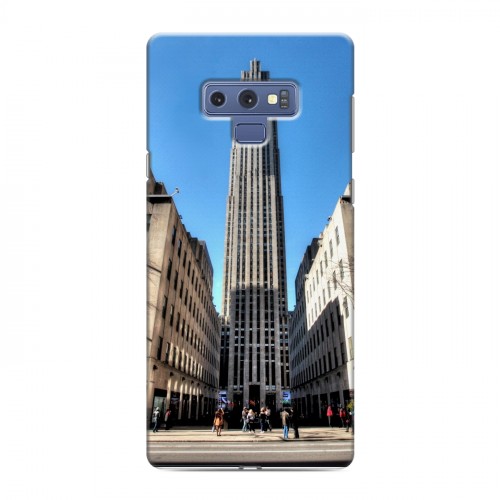 Дизайнерский силиконовый с усиленными углами чехол для Samsung Galaxy Note 9 Нью-Йорк