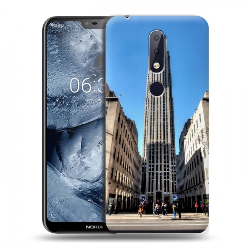 Дизайнерский пластиковый чехол для Nokia 6.1 Plus Нью-Йорк