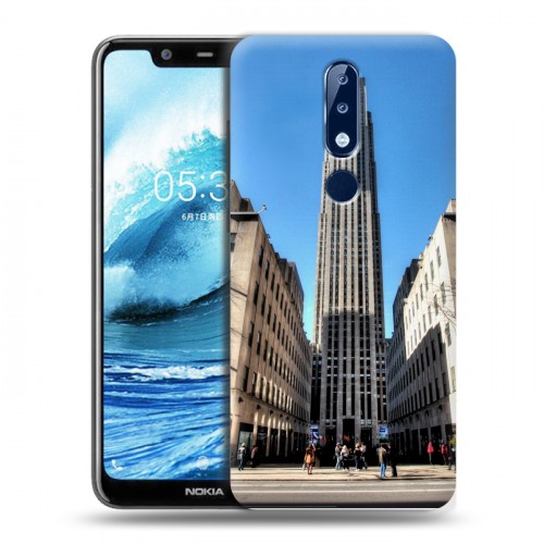 Дизайнерский пластиковый чехол для Nokia 5.1 Plus Нью-Йорк