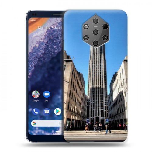 Дизайнерский силиконовый чехол для Nokia 9 PureView Нью-Йорк