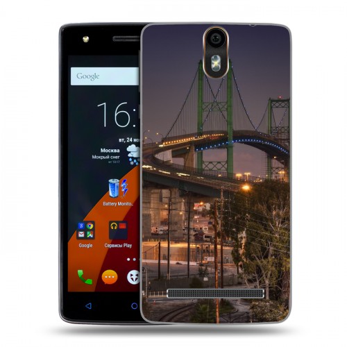 Дизайнерский силиконовый чехол для Wileyfox Storm Нью-Йорк