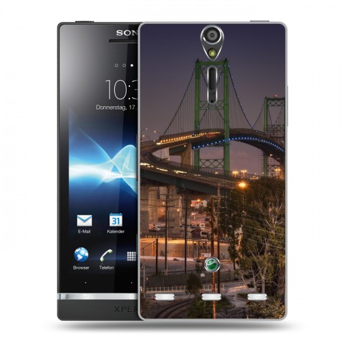 Дизайнерский пластиковый чехол для Sony Xperia S Нью-Йорк