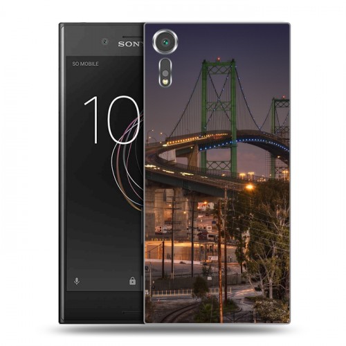 Дизайнерский пластиковый чехол для Sony Xperia XZs Нью-Йорк