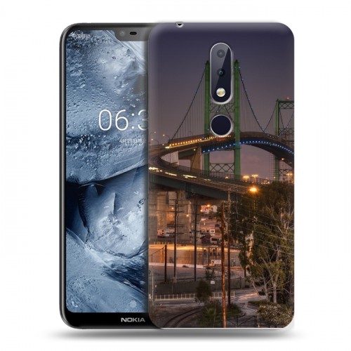 Дизайнерский пластиковый чехол для Nokia 6.1 Plus Нью-Йорк