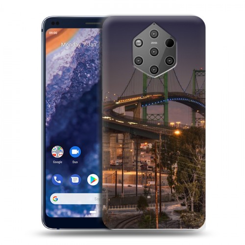 Дизайнерский силиконовый чехол для Nokia 9 PureView Нью-Йорк