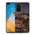 Дизайнерский пластиковый чехол для Huawei P40 Нью-Йорк