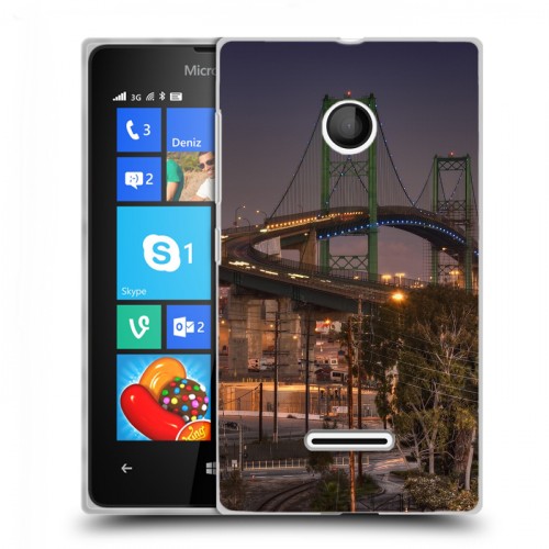 Дизайнерский пластиковый чехол для Microsoft Lumia 435 Нью-Йорк