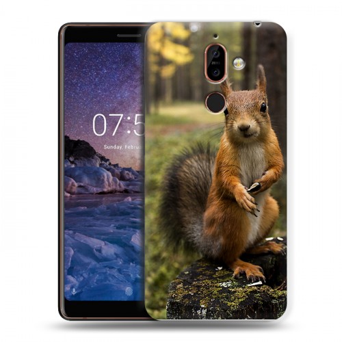 Дизайнерский пластиковый чехол для Nokia 7 Plus Грызуны