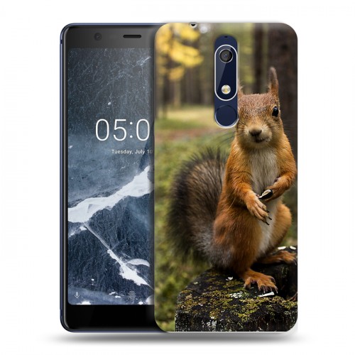 Дизайнерский пластиковый чехол для Nokia 5.1 Грызуны