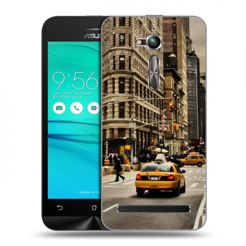 Дизайнерский пластиковый чехол для ASUS ZenFone Go ZB500KL Нью-Йорк