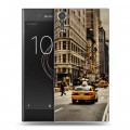 Дизайнерский пластиковый чехол для Sony Xperia XZs Нью-Йорк