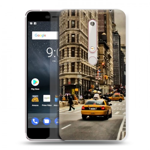 Дизайнерский пластиковый чехол для Nokia 6 (2018) Нью-Йорк