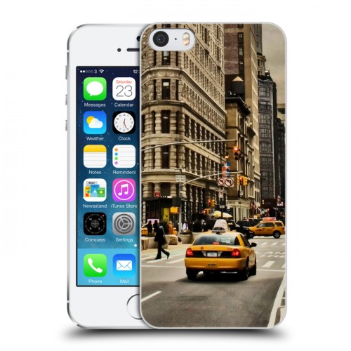 Дизайнерский пластиковый чехол для Iphone 5s Нью-Йорк