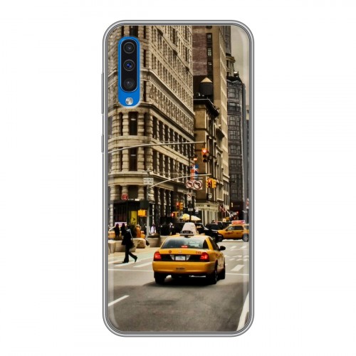 Дизайнерский пластиковый чехол для Samsung Galaxy A50 Нью-Йорк