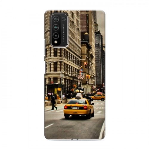 Дизайнерский пластиковый чехол для Huawei Honor 10X Lite Нью-Йорк