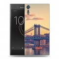 Дизайнерский пластиковый чехол для Sony Xperia XZs Нью-Йорк