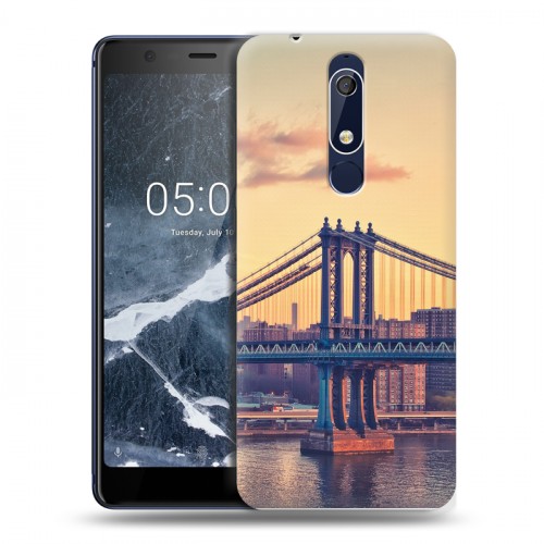 Дизайнерский пластиковый чехол для Nokia 5.1 Нью-Йорк