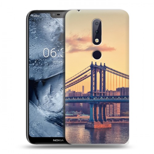 Дизайнерский пластиковый чехол для Nokia 6.1 Plus Нью-Йорк