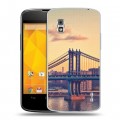 Дизайнерский пластиковый чехол для LG Google Nexus 4 Нью-Йорк