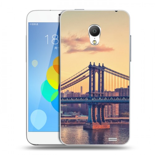 Дизайнерский силиконовый чехол для  Meizu MX3 Нью-Йорк