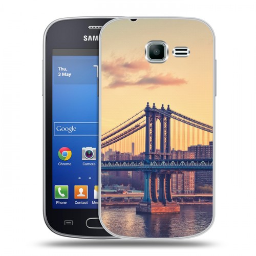 Дизайнерский пластиковый чехол для Samsung Galaxy Trend Lite Нью-Йорк
