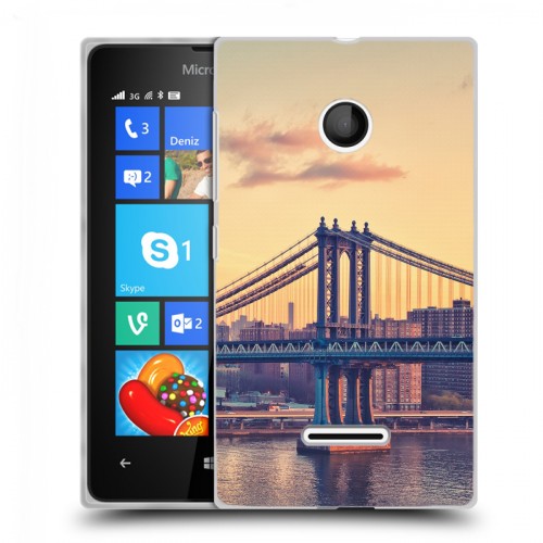 Дизайнерский пластиковый чехол для Microsoft Lumia 435 Нью-Йорк