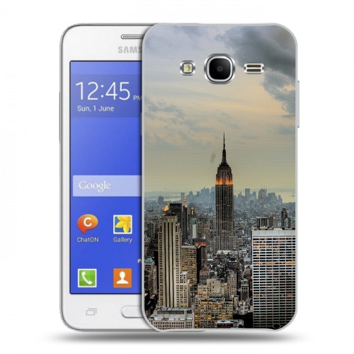 Дизайнерский пластиковый чехол для Samsung Galaxy J7 Нью-Йорк
