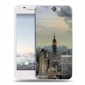 Дизайнерский пластиковый чехол для HTC One A9 Нью-Йорк