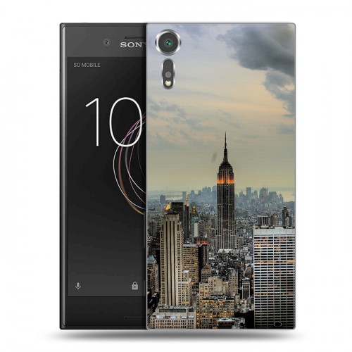 Дизайнерский пластиковый чехол для Sony Xperia XZs Нью-Йорк