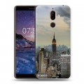 Дизайнерский пластиковый чехол для Nokia 7 Plus Нью-Йорк