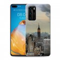 Дизайнерский пластиковый чехол для Huawei P40 Нью-Йорк