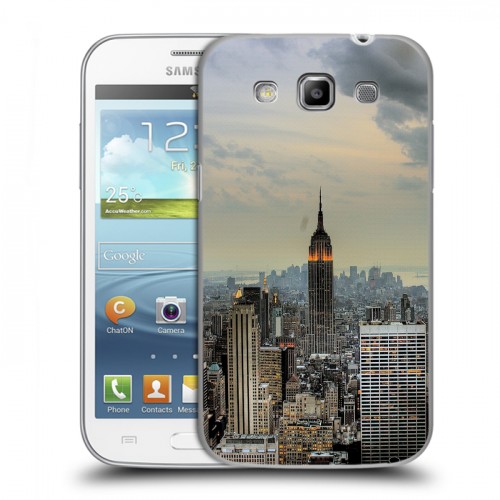 Дизайнерский пластиковый чехол для Samsung Galaxy Win Нью-Йорк